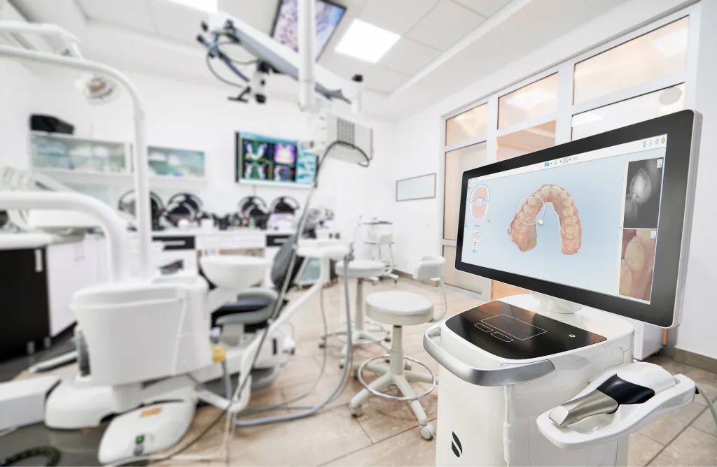Sunshine Dentistry digital scanner and treatment room technology